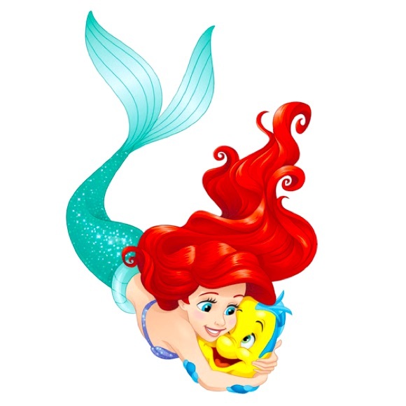 Ariel & Flounder Detangling Wet Brush NWT - Picture 9 of 9